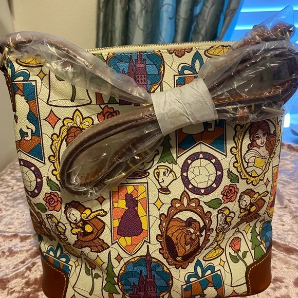 Dooney & Bourke Beauty and the Beast Disney Shoulder Bag crossbody NEW - Picture 2 of 7
